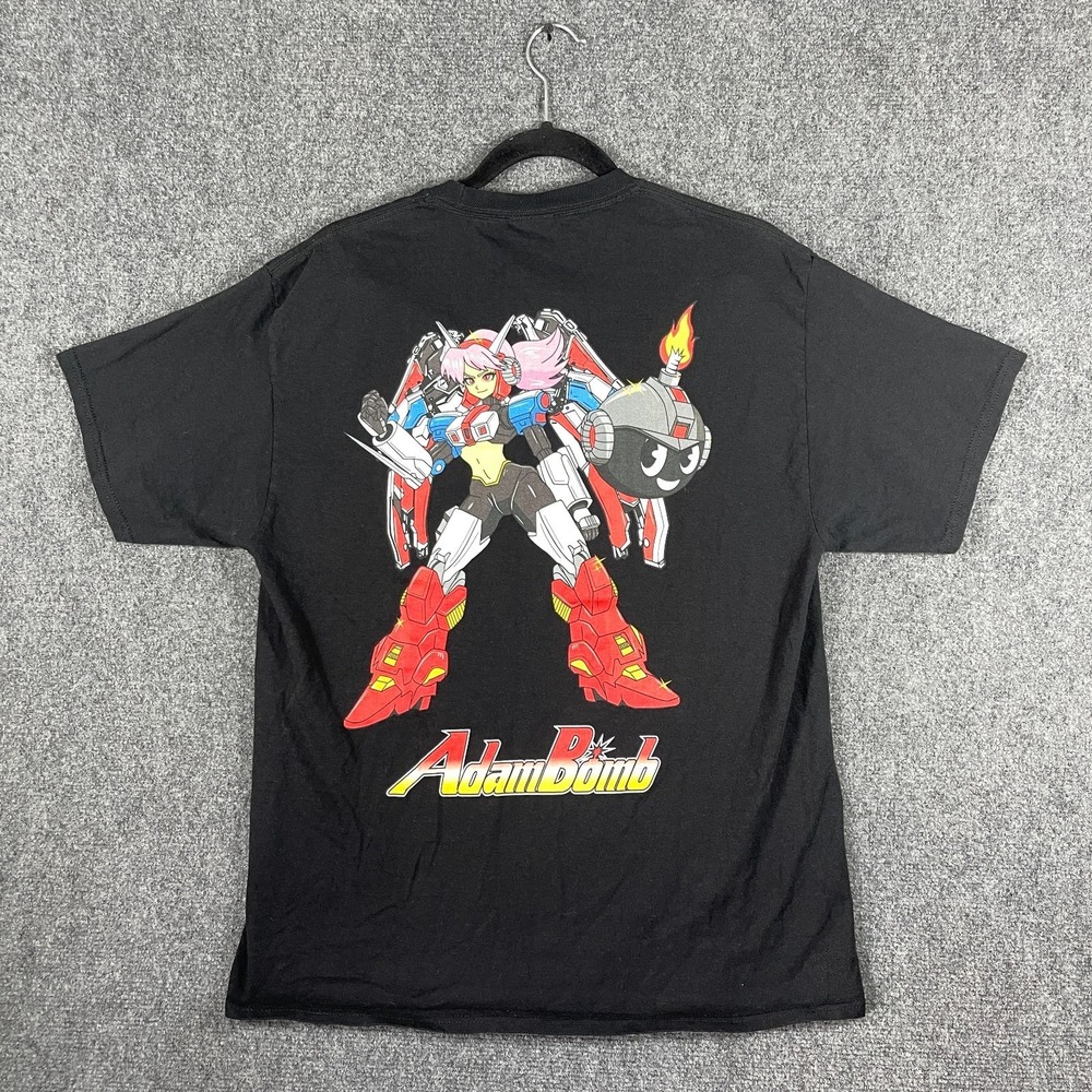The Hundreds Adam Bomb Final Boss Black Graphic T-Shirt Mens Size Large #2547